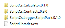 ScriptLibraries.csx